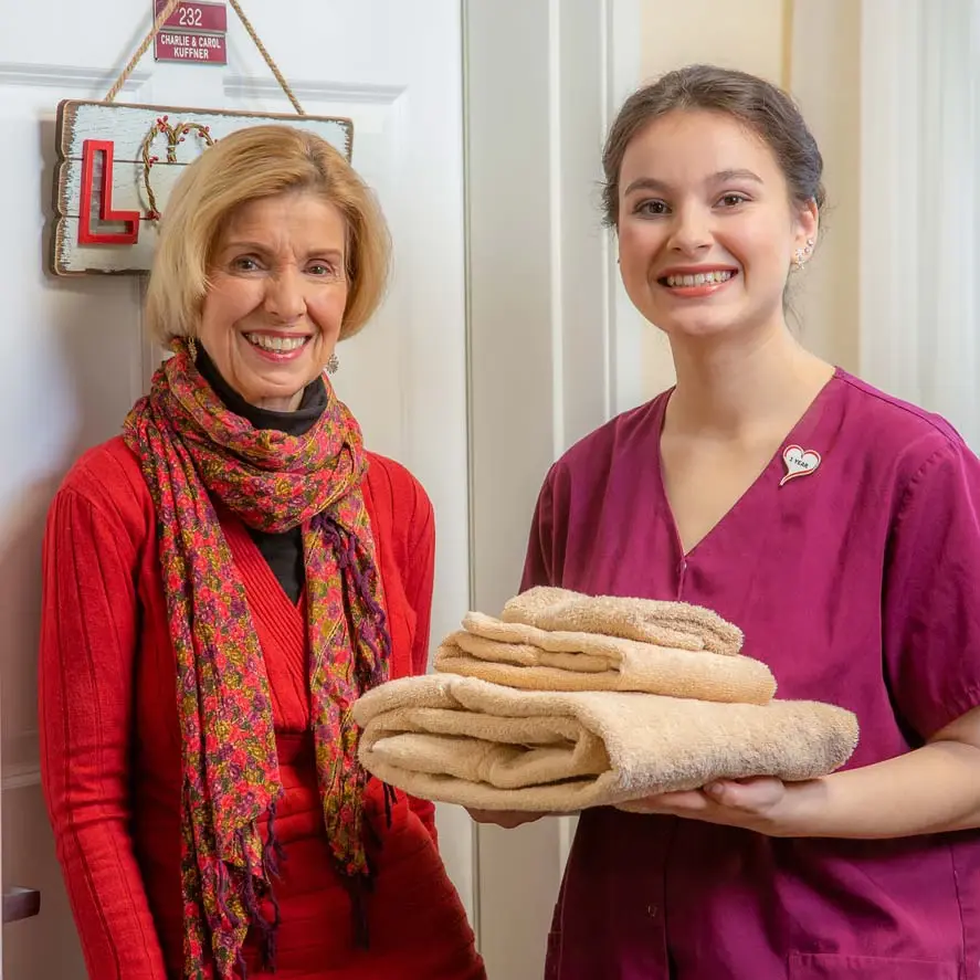 [[community_name]] women given towels to women