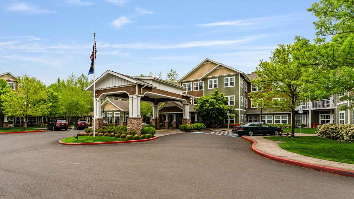 Exterior view of Glenmoore Gracious Retirement Living