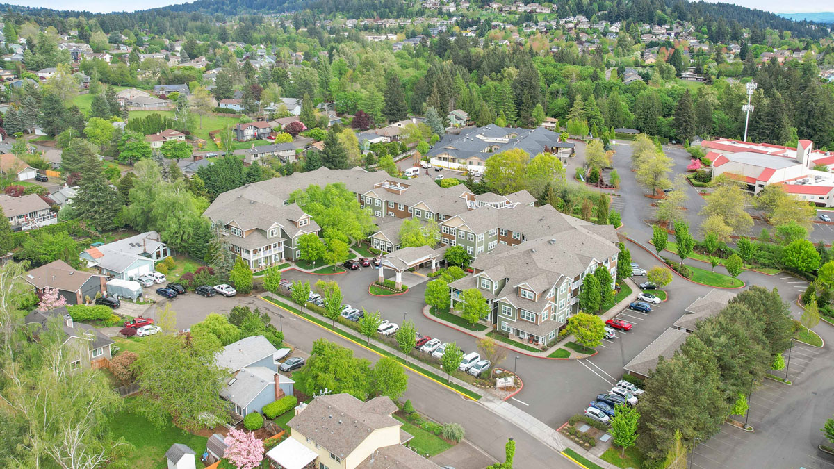Exterior view of Glenmoore Gracious Retirement Living