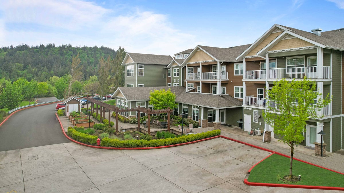 Exterior view of Glenmoore Gracious Retirement Living